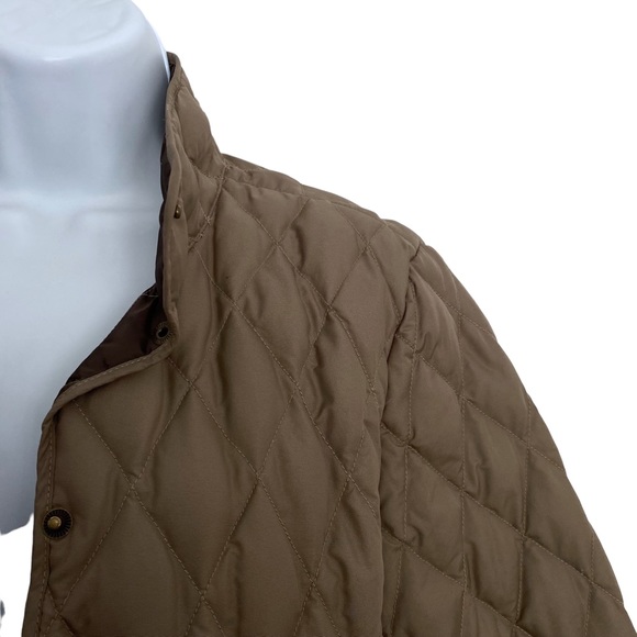 Quilted Chore Coat Down Jacket Cargo Pockets - Picture 5 of 12
